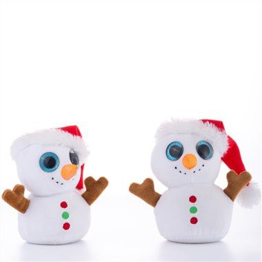 Big Eyes Snowman Stuffed Toy