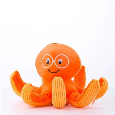 Orange Octopus Plush Toy