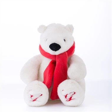Polar Bear with Scarf Plush Toy