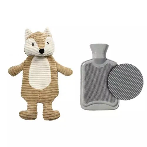 Plush Fox Heating Water Bottle Bag