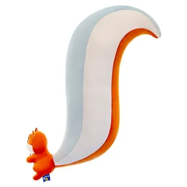 Factory Custom Squirrel Plush Toys Big Tail Cute Stuffed Animal Pillow