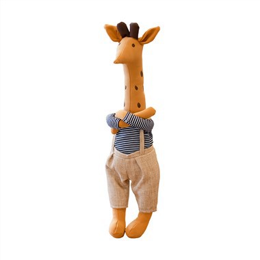 Nordic Style Giraffe Plush Toy Children's Room Decoration Stuffed Animal Sleeping Doll