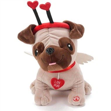 Stuffed Animals Plush Toys With Heart Saying Love Valentine's Gifts