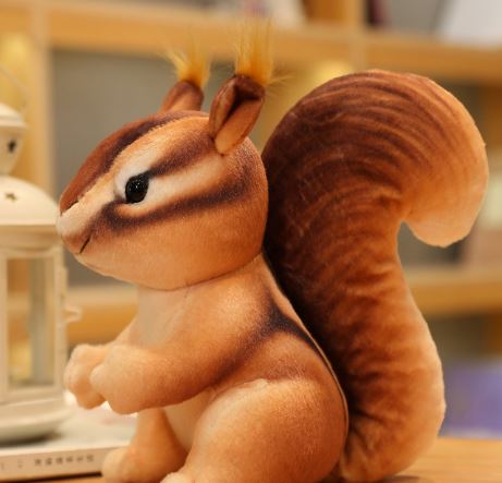 Wholesale Custom Stuffed Plush Simulation Squirrel Toy