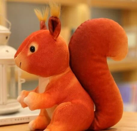 Wholesale Custom Stuffed Plush Simulation Squirrel Toy
